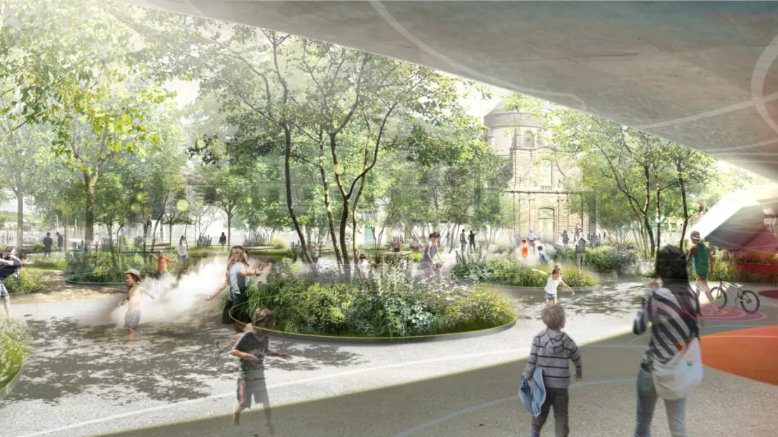 Clermont-Ferrand – La transformation de la place des Carmes se poursuit