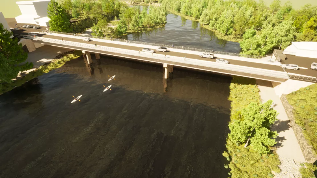 Cournon d'Auvergne - Des travaux sur le pont,  une rénovation nécessaire