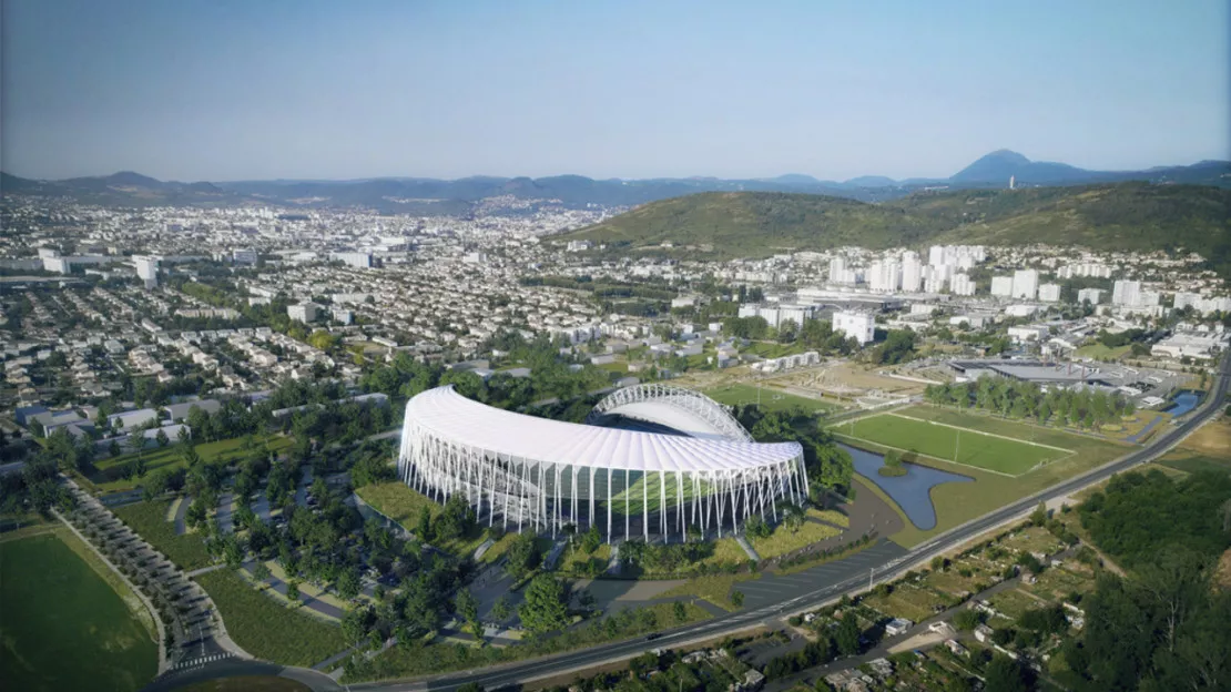 A Clermont-Ferrand (63), le Stade Gabriel-Montpied se métamorphose