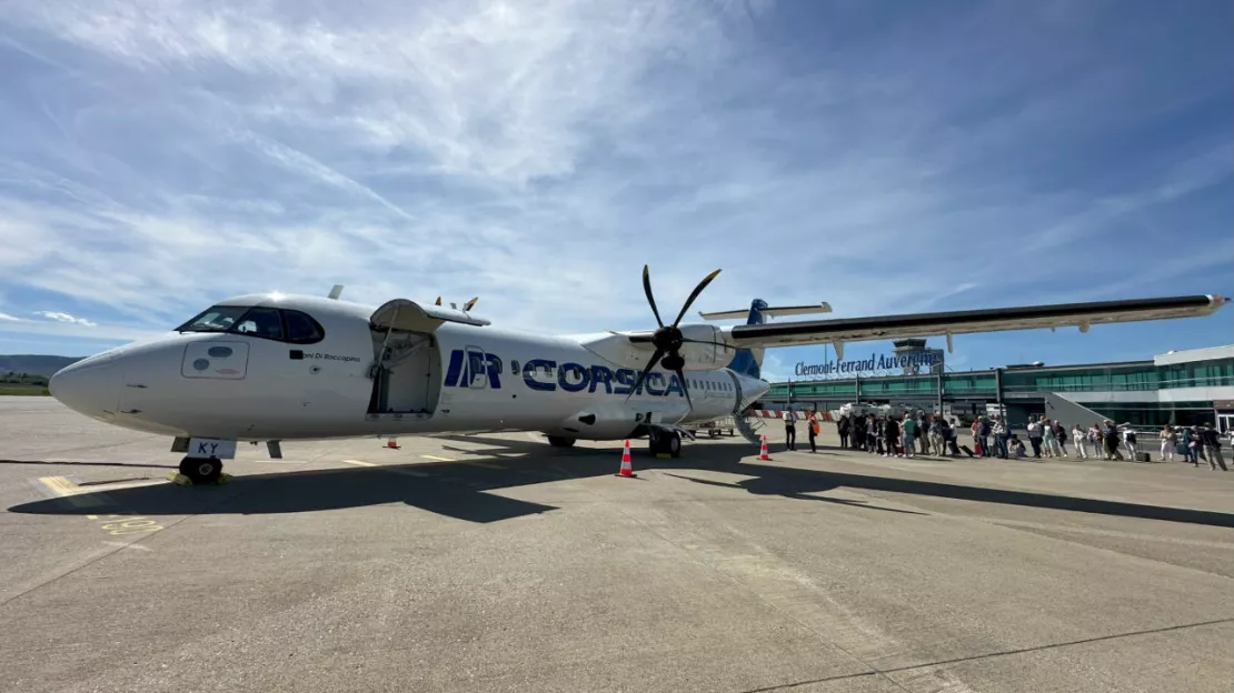 Les vols directs pour Ajaccio sont de retour à l'aéroport de Clermont-Ferrand