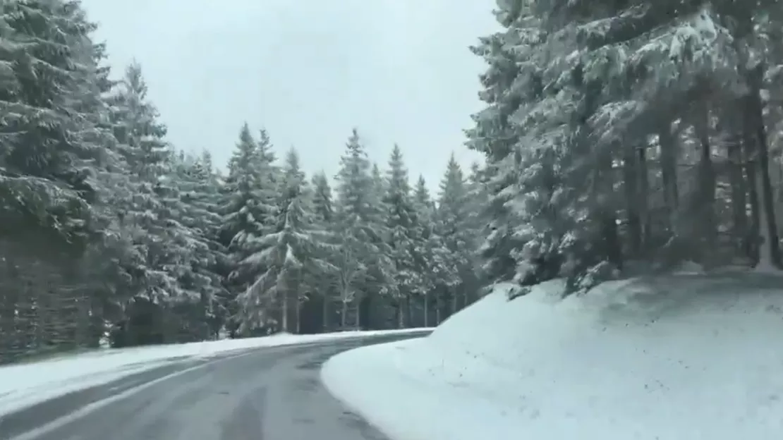 [PHOTOS] En plein mois d'avril, la neige s’invite en Auvergne