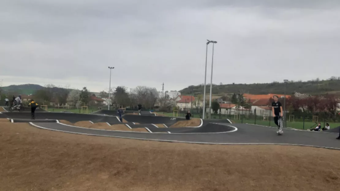 Une première piste de pumptrack dans l'agglomération de Clermont-Ferrand !