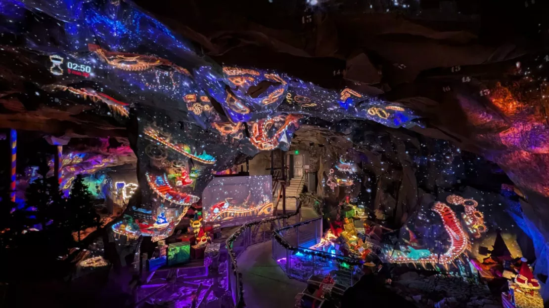 VIDÉO. Découvrez l'atelier du Père Noël à la Grotte de la Pierre de Volvic (63)