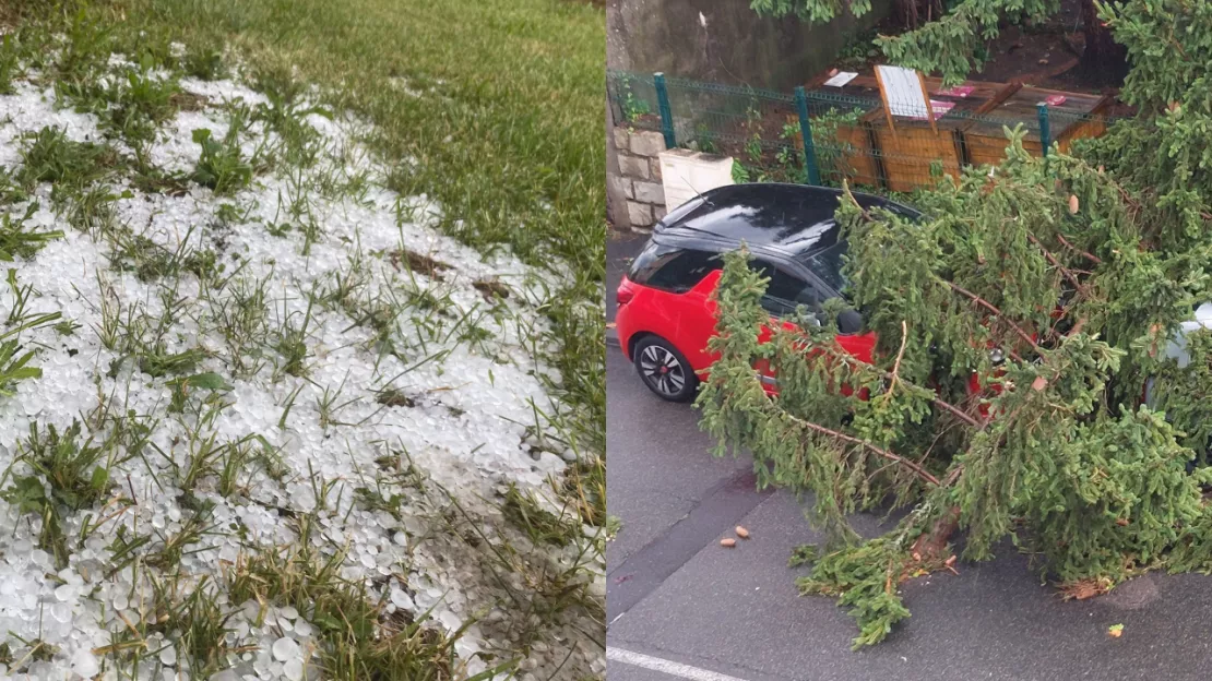 VIDÉO. Le Puy-de-Dôme et l'Allier frappés par de violents orages ce samedi