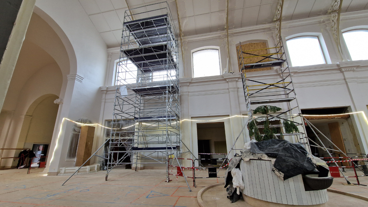 Aux Grands Thermes de La Bourboule, les soins se poursuivent malgré les travaux Aux Grands Thermes de La Bourboule, les soins se poursuivent malgré les travaux
