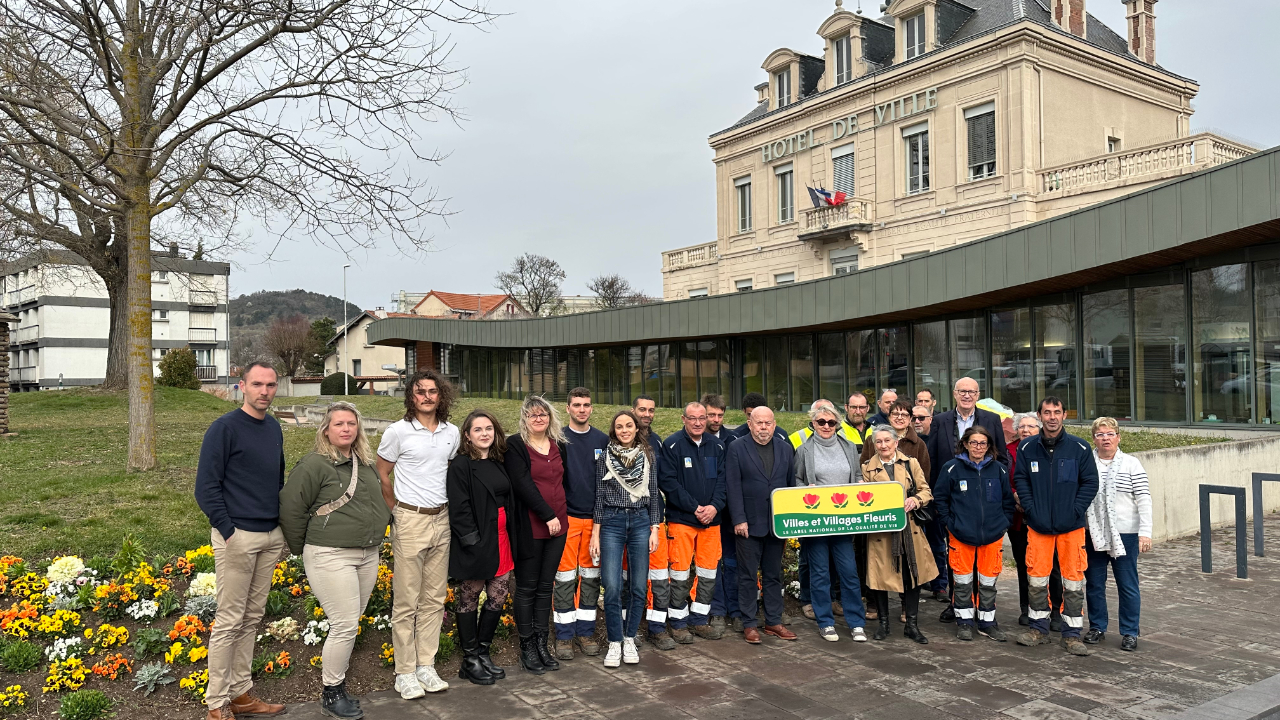 Cette ville du Puy-de-Dôme gagne une 3e Fleur au concours « Villes et Villages Fleuris »