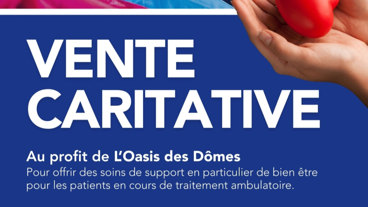 Clermont-Ferrand : deux associations organisent une vente solidaire pour les personnes atteintes d’un cancer