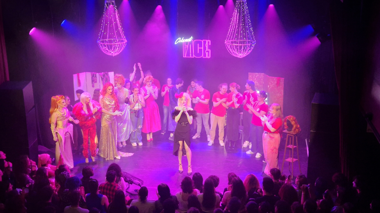 La scène drag de Clermont-Ferrand célèbre les 4 ans du Cabaret Faces à la Coopérative de Mai