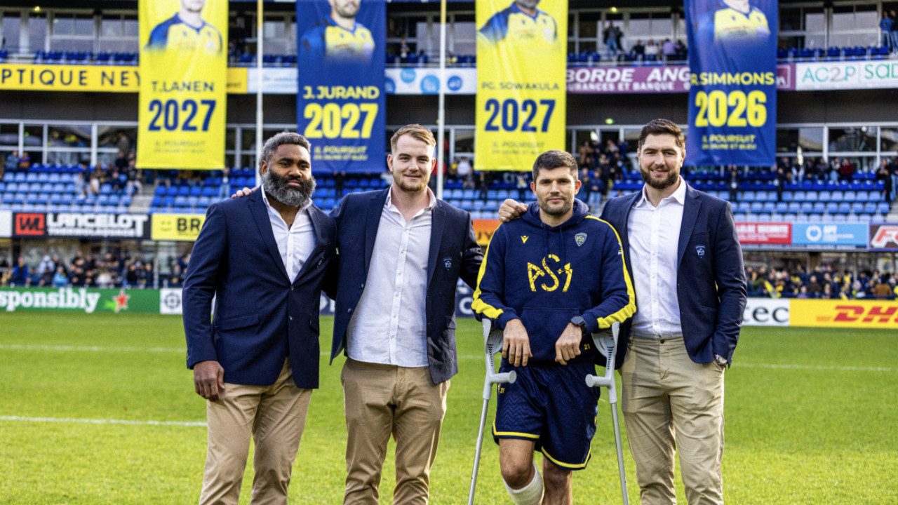 Rugby : quatre joueurs prolongent à l'ASM Clermont Auvergne Rugby : quatre joueurs prolongent à l'ASM Clermont Auvergne