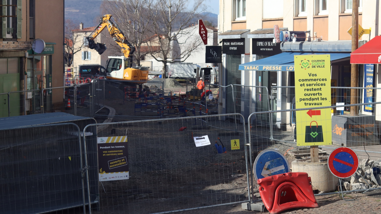 Travaux à Cournon d'Auvergne : la vie solidaire des commerçants et des riverains avant la fin du chantier