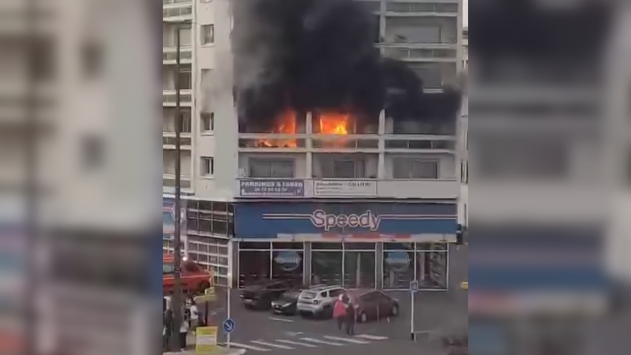 Une personne grièvement brûlée dans l'incendie d'un appartement à Clermont-Ferrand (VIDÉO)